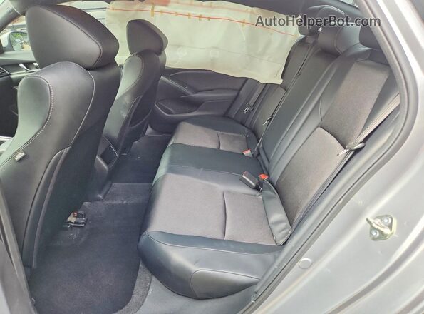 1HGCV1F30JA161659 2018 HONDA ACCORD Silver Rear seats view