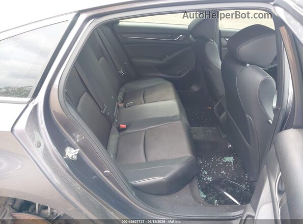 1HGCV1F30JA259249 2018 HONDA ACCORD Серый Вид наклейки с VIN-кодом