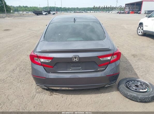 1HGCV1F30JA259249 2018 HONDA ACCORD Серый 