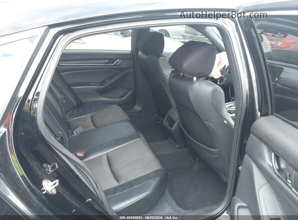 1HGCV1F30JA265472 2018 HONDA ACCORD Черный Задняя левая четверть