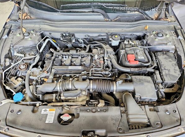 1HGCV1F30KA007938 2019 HONDA ACCORD Gray Vista interior trasera