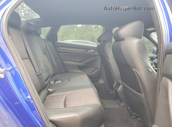 1HGCV1F30KA015635 2019 HONDA ACCORD Синий 
