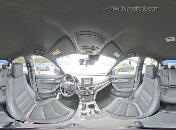 1HGCV1F30KA015635 2019 HONDA ACCORD Синий 