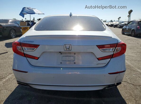 1HGCV1F30KA105089 2019 HONDA ACCORD White Vista trasera
