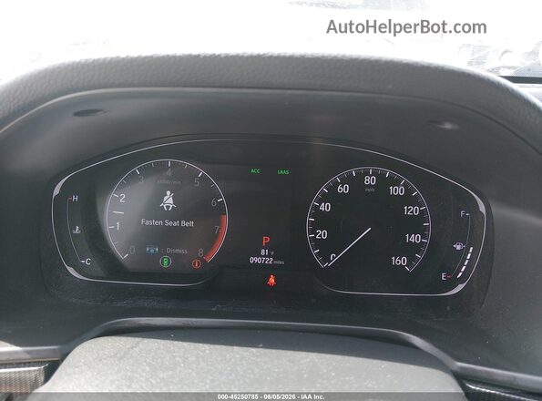 1HGCV1F30LA089915 2020 HONDA ACCORD Белый Вид задних сидений
