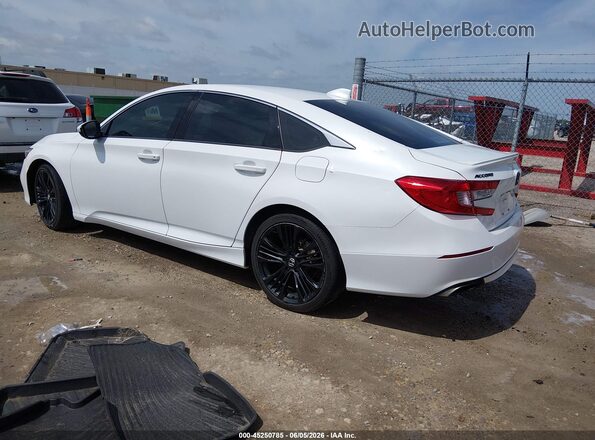 1HGCV1F30LA089915 2020 HONDA ACCORD Белый Задняя левая четверть