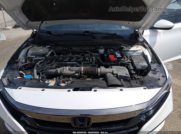 1HGCV1F30LA089915 2020 HONDA ACCORD Белый Вид сзади