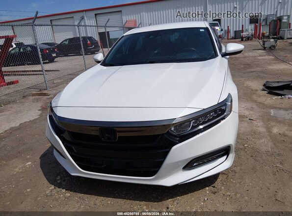 1HGCV1F30LA089915 2020 HONDA ACCORD Белый Вид щитка приборов