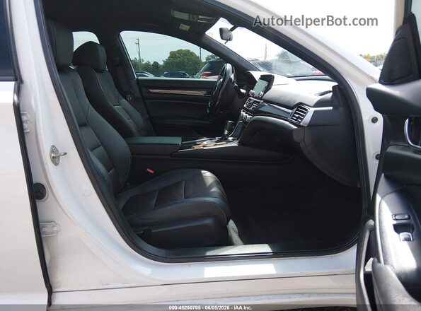 1HGCV1F30LA089915 2020 HONDA ACCORD Белый Вид салона спереди