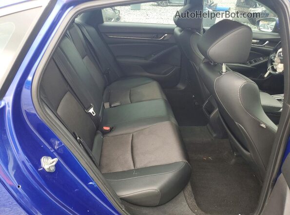 1HGCV1F30LA150079 2020 HONDA ACCORD Blue Вид задніх сидінь