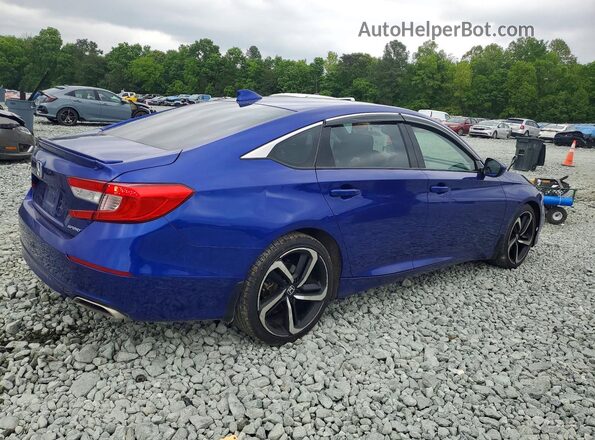 1HGCV1F30LA150079 2020 HONDA ACCORD Blue Задня права чверть