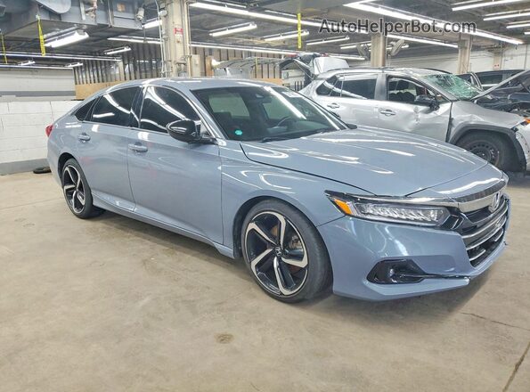 1HGCV1F30MA059959 2021 HONDA ACCORD Gray 