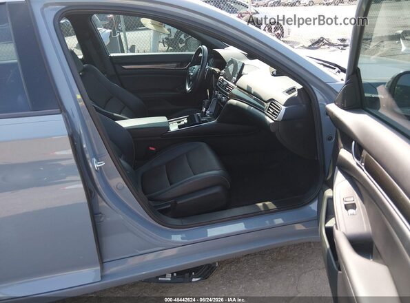 1HGCV1F30MA082724 2021 HONDA ACCORD Синий Вид салона спереди