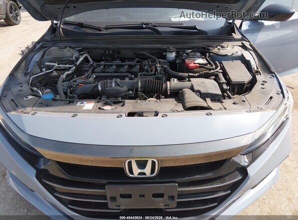 1HGCV1F30MA082724 2021 HONDA ACCORD Синий Вид сзади