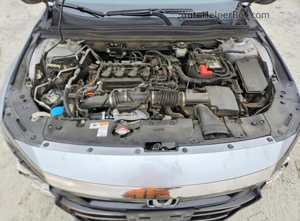 1HGCV1F30MA086823 2021 HONDA ACCORD Silver უკანა სალონის ხედი