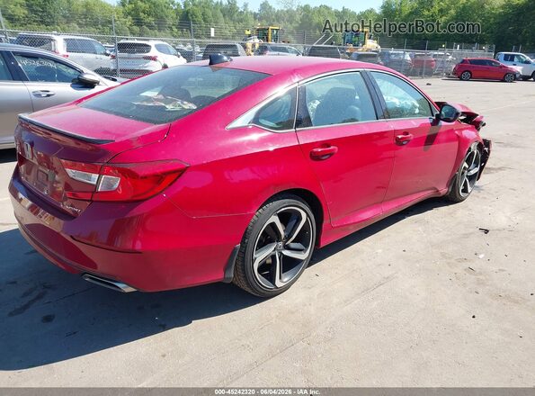1HGCV1F30NA024677 2022 HONDA ACCORD Красный 