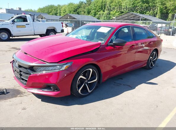 1HGCV1F30NA024677 2022 HONDA ACCORD Красный 