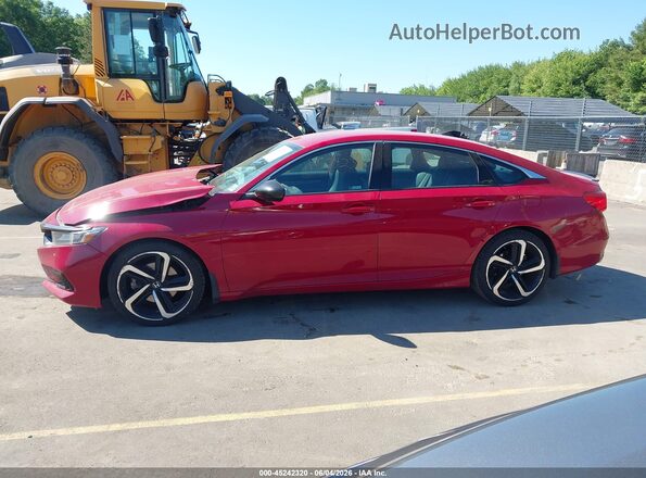 1HGCV1F30NA024677 2022 HONDA ACCORD Красный 