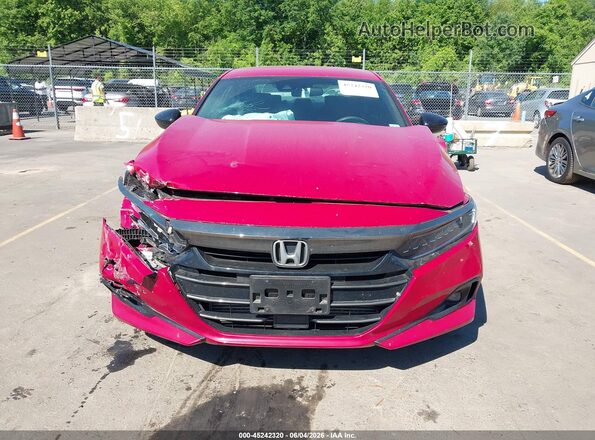 1HGCV1F30NA024677 2022 HONDA ACCORD Красный 