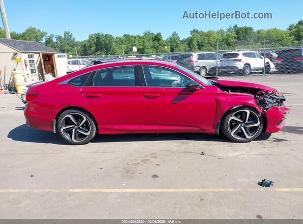 1HGCV1F30NA024677 2022 HONDA ACCORD Красный 