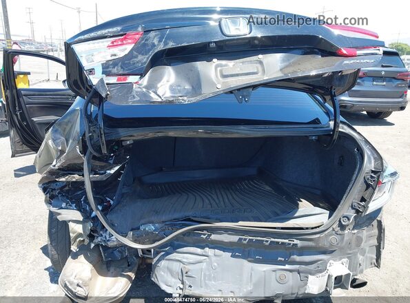 1HGCV1F30NA094597 2022 HONDA ACCORD Black Front view