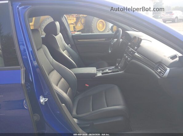 1HGCV1F30NA112922 2022 HONDA ACCORD Blue Widok wnętrza z przodu