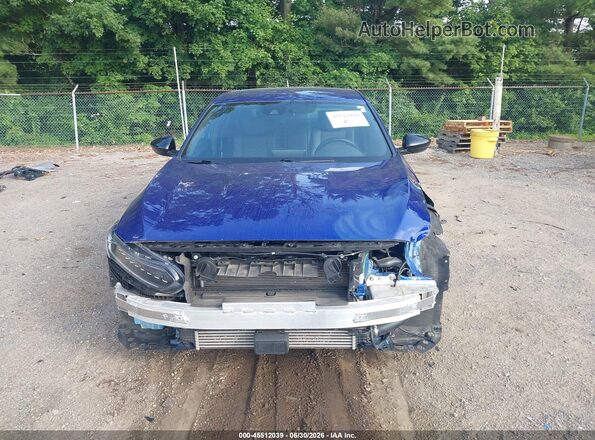 1HGCV1F30NA112922 2022 HONDA ACCORD Blue Widok wnętrza z tyłu