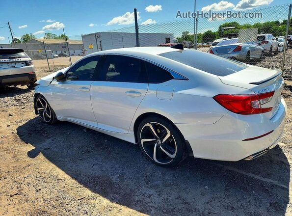 1HGCV1F30NA116727 2022 HONDA ACCORD White Задня ліва чверть