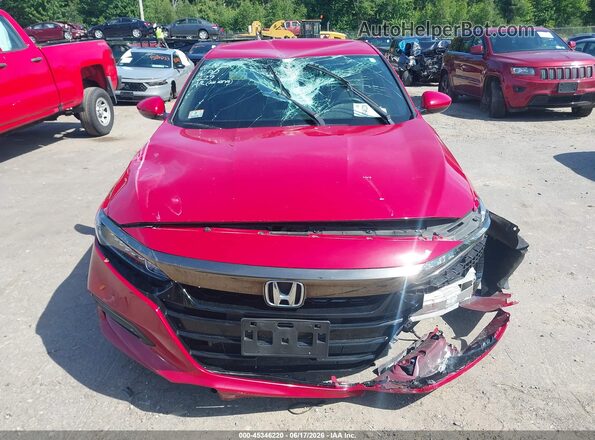 1HGCV1F31JA016629 2018 HONDA ACCORD Red 