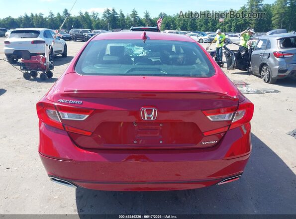 1HGCV1F31JA016629 2018 HONDA ACCORD Red 