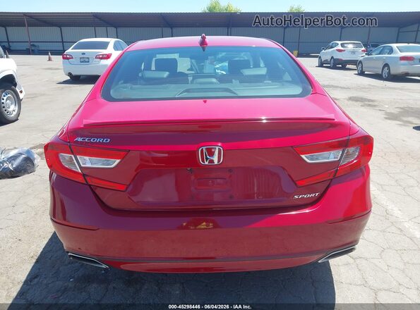 1HGCV1F31JA054572 2018 HONDA ACCORD Красный 
