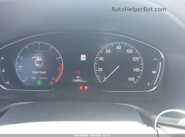 1HGCV1F31JA054572 2018 HONDA ACCORD Красный 