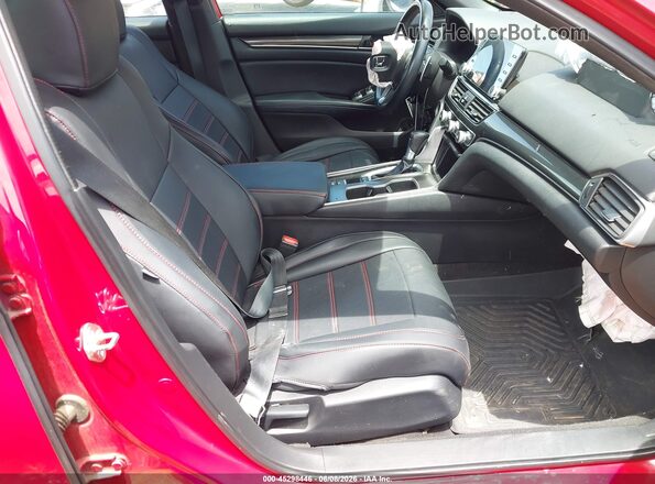 1HGCV1F31JA054572 2018 HONDA ACCORD Красный 