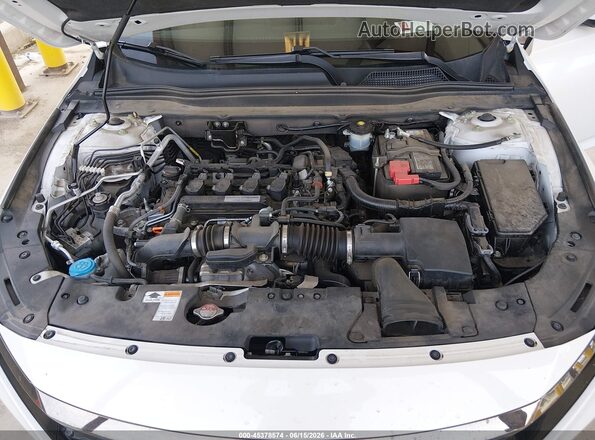 1HGCV1F31JA160357 2018 HONDA ACCORD White Вид ззаду
