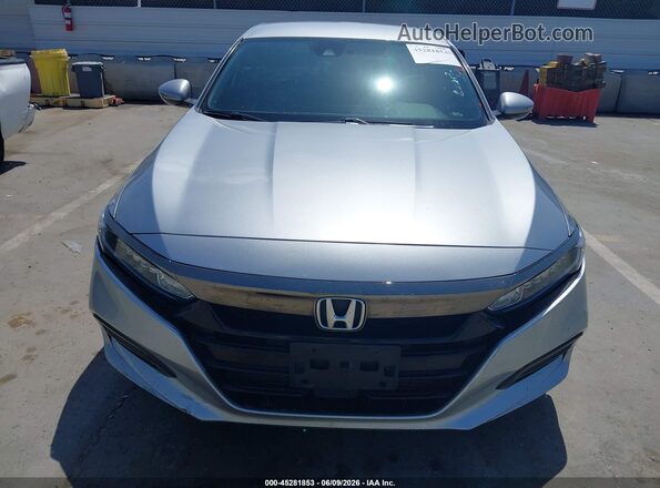 1HGCV1F31JA200744 2018 HONDA ACCORD Silver Սարքավորումների վահանակի տեսք