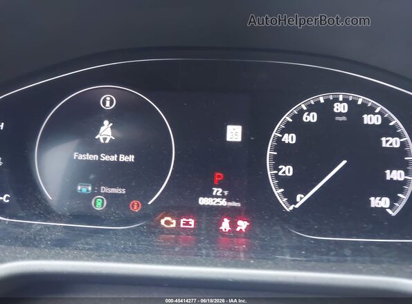 1HGCV1F31JA215440 2018 HONDA ACCORD Red Հետևի նստատեղերի տեսք