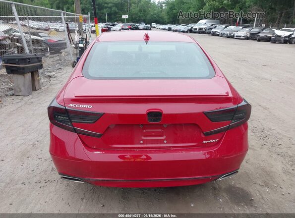 1HGCV1F31JA215440 2018 HONDA ACCORD Red 