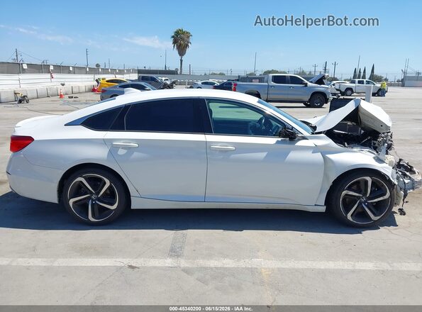 1HGCV1F31KA066108 2019 HONDA ACCORD White Vista interior de 360 grados