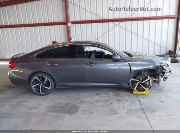 1HGCV1F31KA092417 2019 HONDA ACCORD Серый Панорамный вид салона 360°