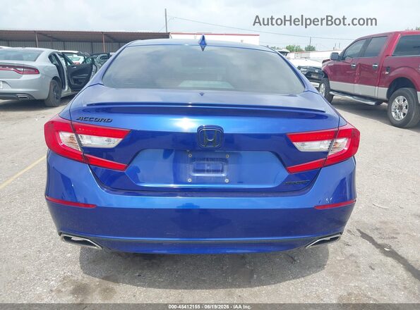 1HGCV1F31KA116747 2019 HONDA ACCORD Синий 
