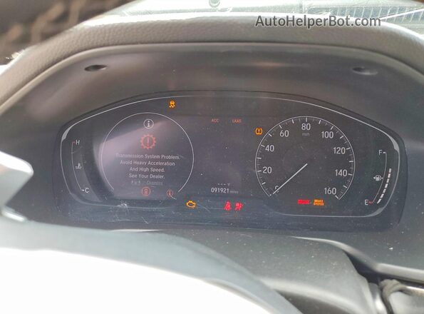 1HGCV1F31LA039864 2020 HONDA ACCORD Серый Вид щитка приборов