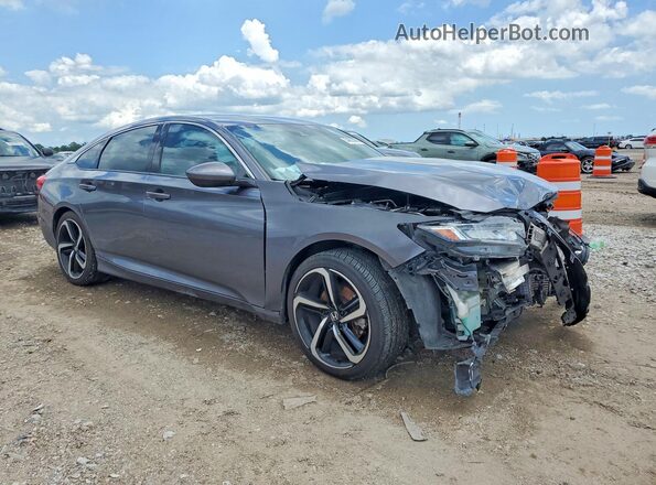 1HGCV1F31LA039864 2020 HONDA ACCORD Серый Передняя правая четверть
