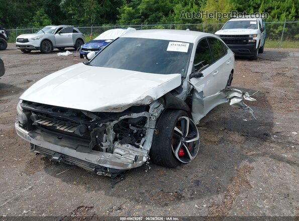 1HGCV1F31LA044174 2020 HONDA ACCORD White Вид спереду