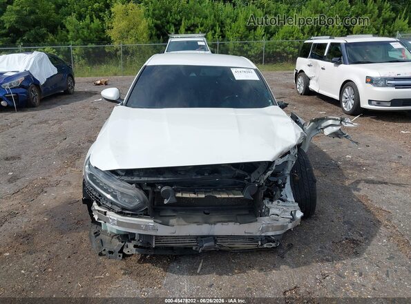 1HGCV1F31LA044174 2020 HONDA ACCORD White Вид задньої частини салону