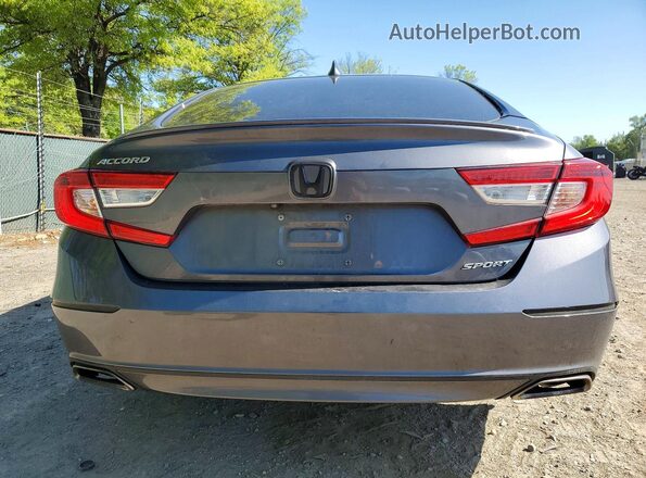 1HGCV1F31LA055482 2020 HONDA ACCORD Gray Widok z tyłu