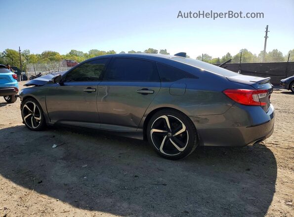 1HGCV1F31LA055482 2020 HONDA ACCORD Gray Tył lewy