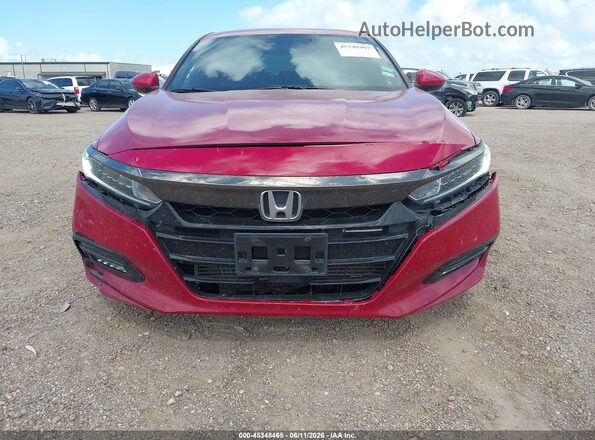 1HGCV1F31LA068491 2020 HONDA ACCORD Red Вид спереду