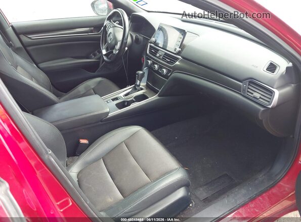 1HGCV1F31LA068491 2020 HONDA ACCORD Red Вид салону спереду