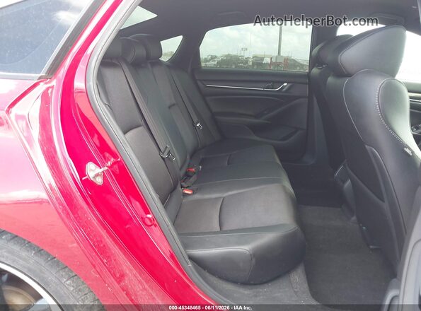 1HGCV1F31LA068491 2020 HONDA ACCORD Red Вид наклейки з VIN-кодом
