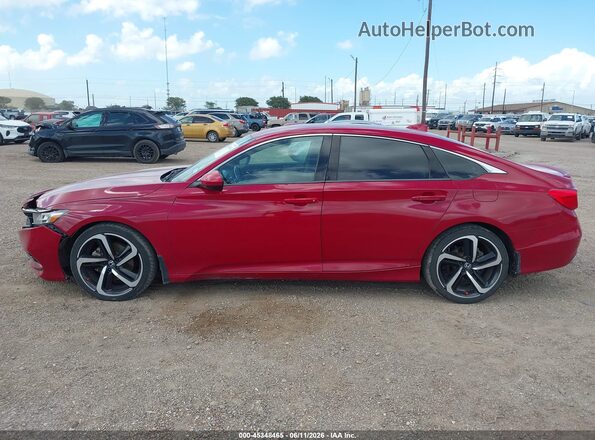 1HGCV1F31LA068491 2020 HONDA ACCORD Red 